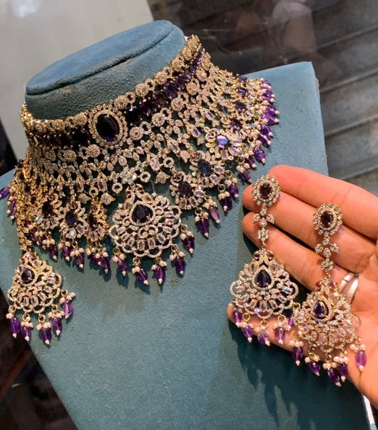 Annapakshi Choker Set (mythical swan bird)